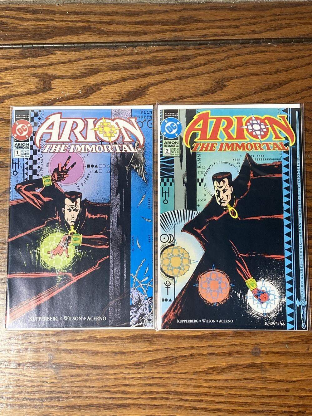 Arion the Immortal #1 & #2 DC Comics Comic Book Lot Kupperberg Wilson Acerno